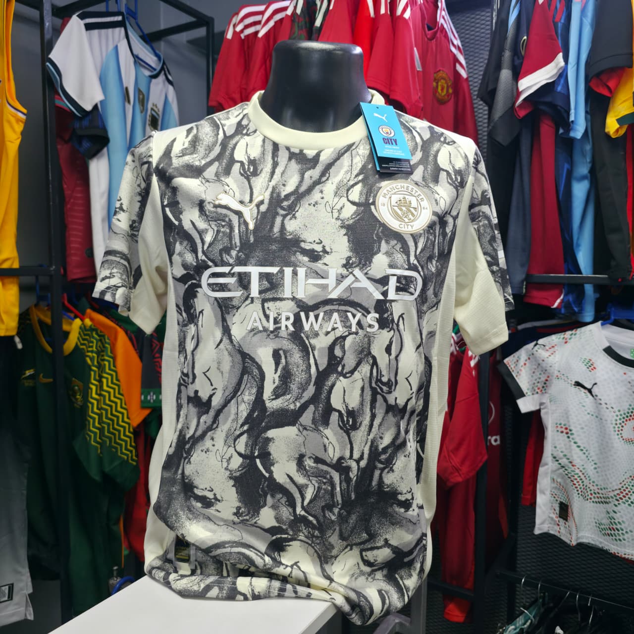 The Manchester City Special Edition "Year of the Dragon" Kit.